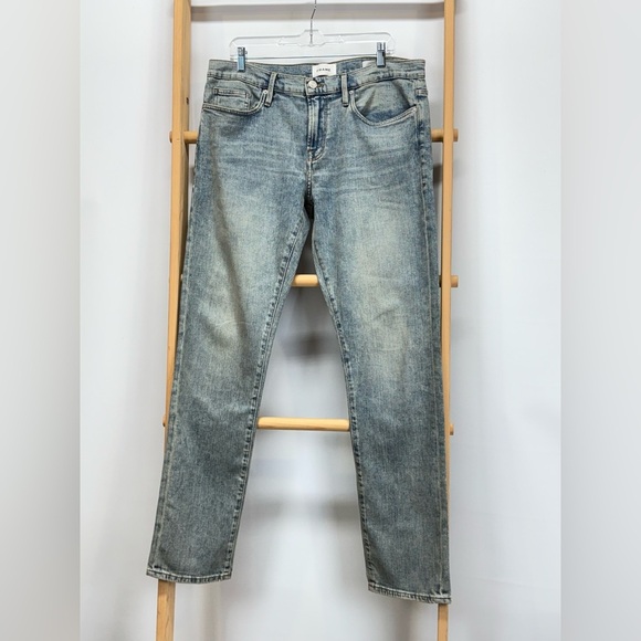 FRAME Men’s L’HOMME SLIM in Aspen Grind Jeans size 34. - Picture 6 of 13